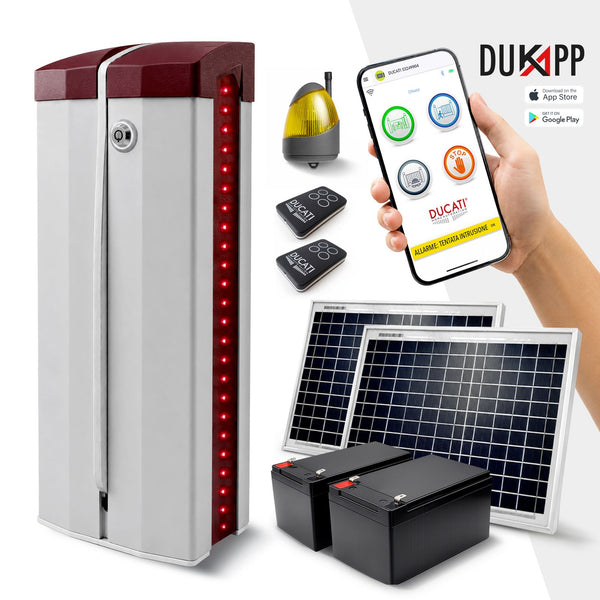 Ducati home automation gate opener model Skoorry-1253H-SOLAR solar powered